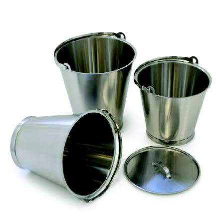 buckets stainless steel