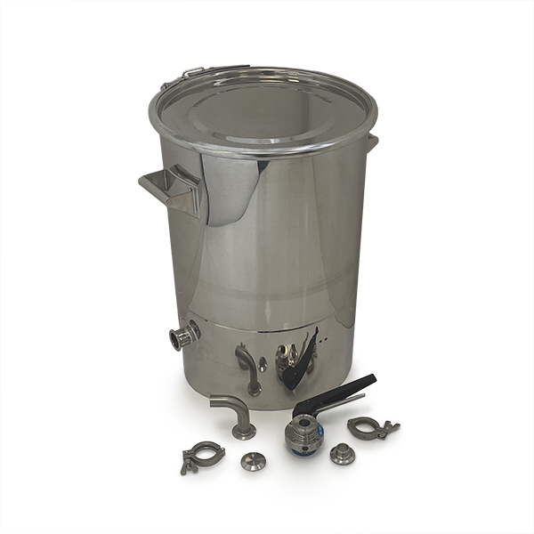a616-200 316 l stainless steel container slanted bottom