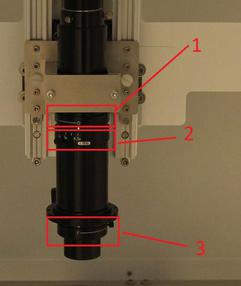 automatic sieve calibrator lens